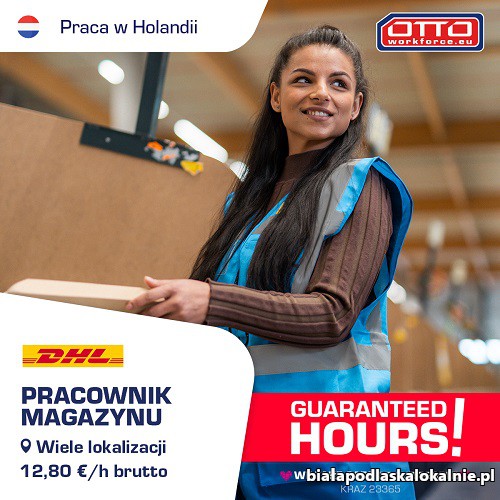 Pracowni_k/czka magazynu DHL guaranteed hours!