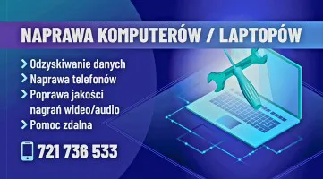 Naprawa komputerów / laptopów / drukarek / telefonów komórkowych